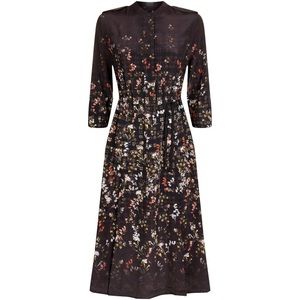 AllSaints Volta Nevada Silk Dress